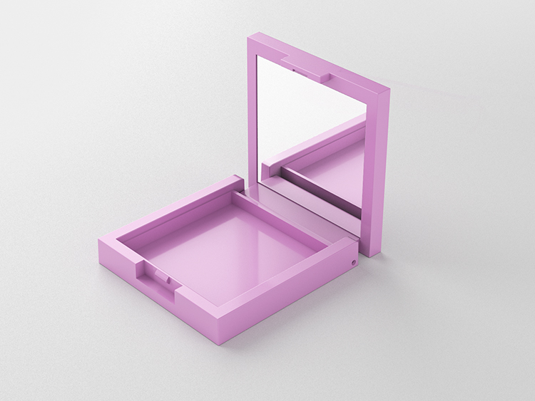 空方形高光腮紅粉盒包裝定制 空方形高光腮紅粉盒包裝定制