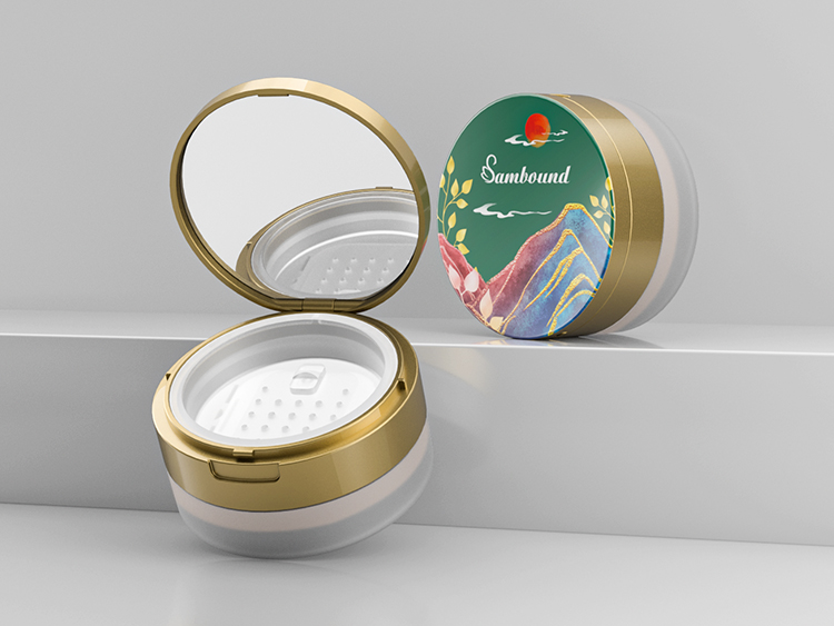 透明磨砂散粉罐容器注塑廠家 透明磨砂散粉罐容器注塑廠家