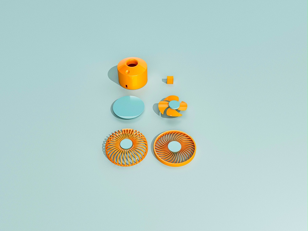 迷你風(fēng)扇塑膠外殼注塑 迷你風(fēng)扇塑膠外殼注塑