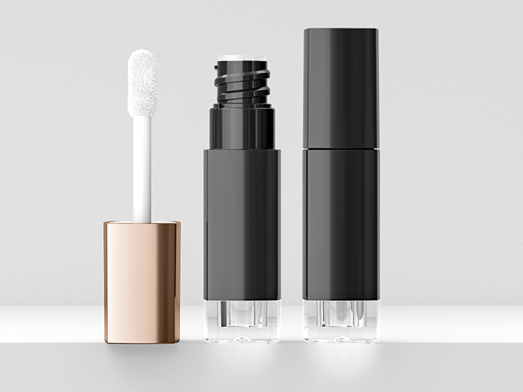 加工注塑黑金色迷你唇泥管 加工注塑黑金色迷你唇泥管