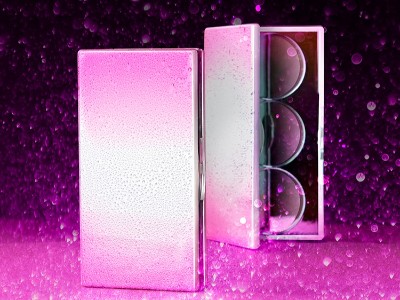 定制3色眼影盤(pán)包裝 方形漸變眼影盒包材