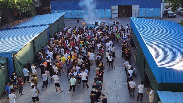 防患于未“燃”，世邦注塑模具制造廠消防演習(xí)