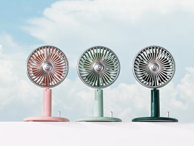 復古桌面風扇注塑件